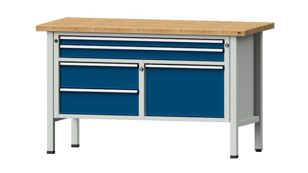 Produktbild Anke Kastenwerkbank 1500 x 700 x 890 mm dreiteilig V 1500 Modell 253 V