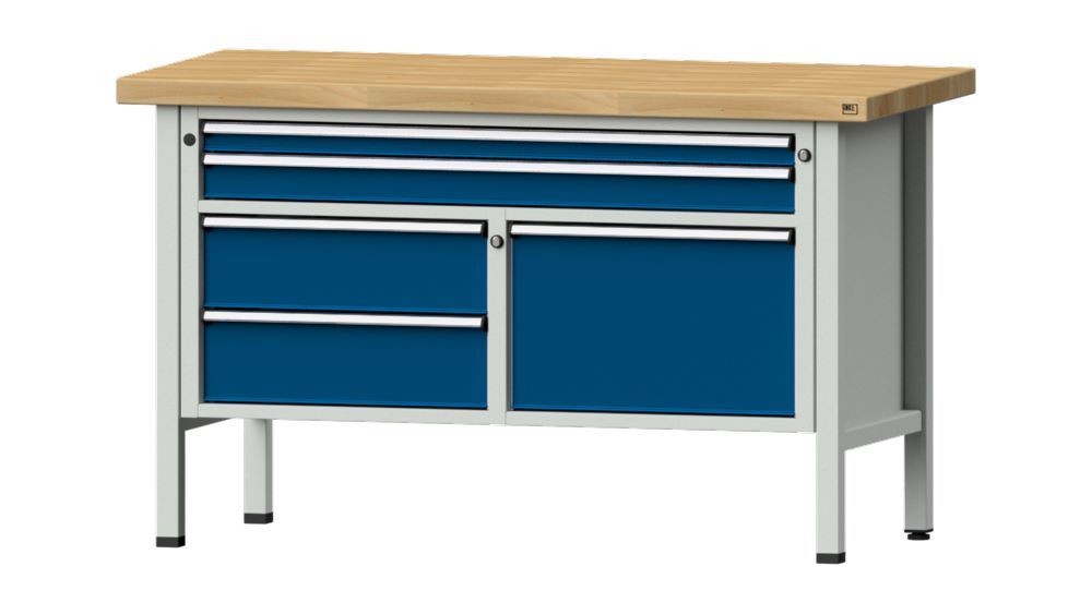 Produktbild Anke Kastenwerkbank mit Buchenplatte 1500 x 900 mm V 1500 Modell 253 V