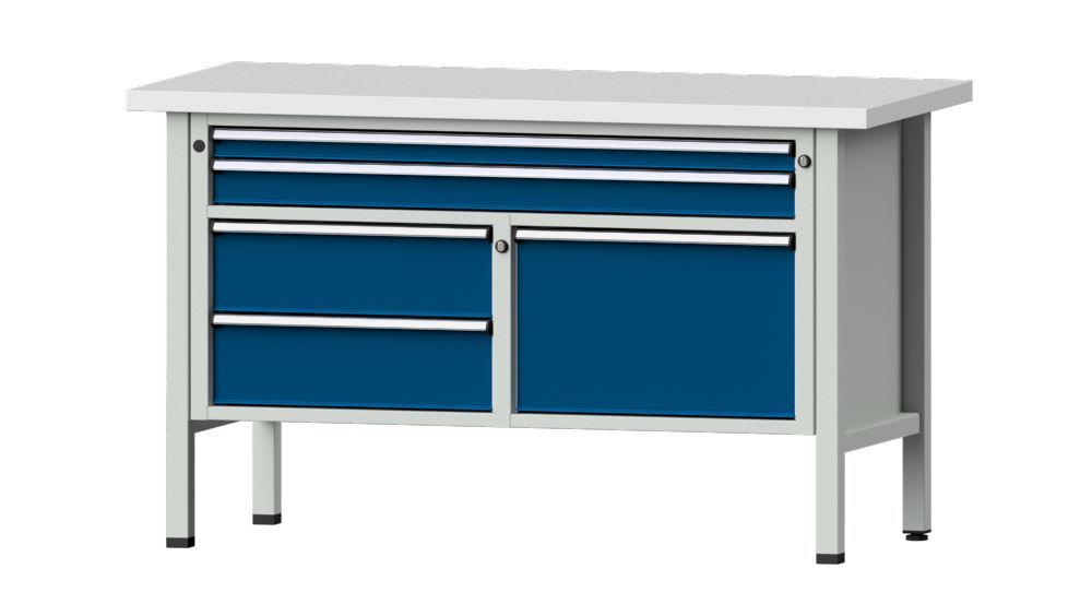 Produktbild Anke Kastenwerkbank 1500 x 890 mm Kunststoffplatte V 1500 Modell 253 V