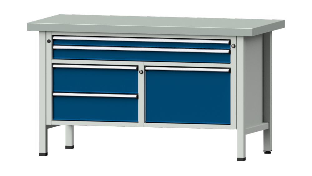 Produktbild Anke Kastenwerkbank mit 5 Schubladen 50 mm V 1500 Modell 253 V