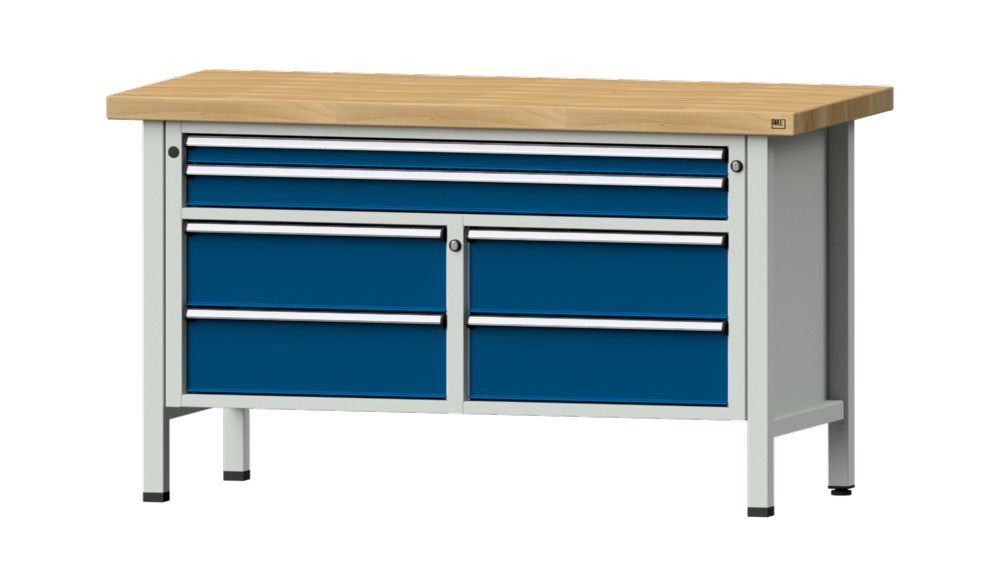 Produktbild Anke Kastenwerkbank mit Arbeitsplatte 50 mm V 1500 Modell 255 V