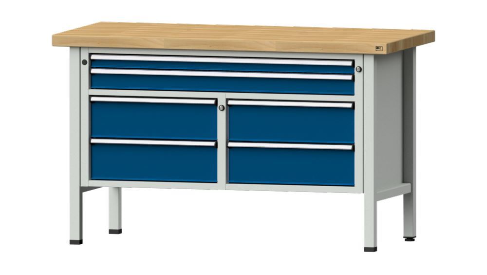 Produktbild Anke Kastenwerkbank 1500 x 900 mm V 1500 Modell 255 V RAL 7035 5010