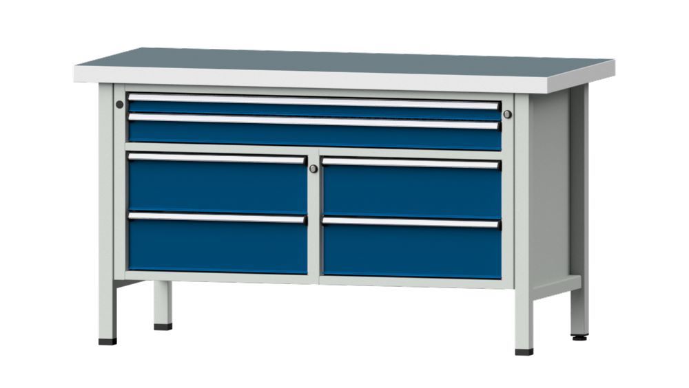 Produktbild Anke Kastenwerkbank mit Universalplatte und 6 Schubladen V 1500 Modell 255 V