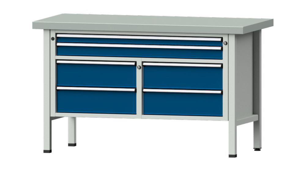 Produktbild Anke Kastenwerkbank mit 50 mm dickem Blechbelag Serie V 1500 Modell 255 V