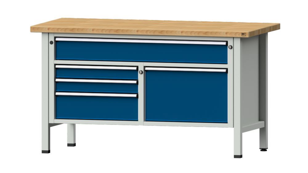 Produktbild Anke Kastenwerkbank dreiteiliges Gehäuse 1500 mm breit Serie V 1500 Modell 256 V