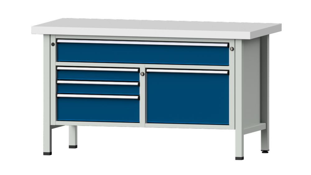 Produktbild Anke Kastenwerkbank Arbeitsplatte aus Kunststoff Serie V 1500 Modell 256 V