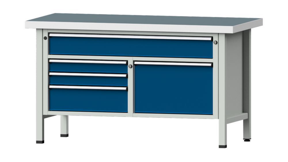 Produktbild Anke Kastenwerkbank dreiteilig 1500 mm breit Serie V 1500 Modell 256 V