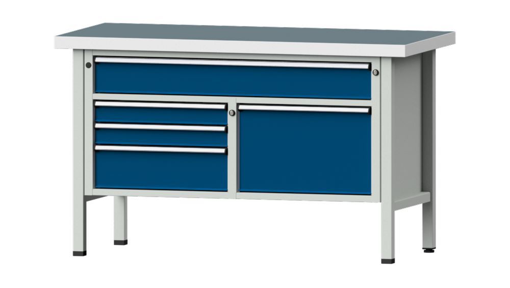 Produktbild Anke Kastenwerkbank mit Universalplatte 700 mm tief Serie V 1500 Modell 256 V