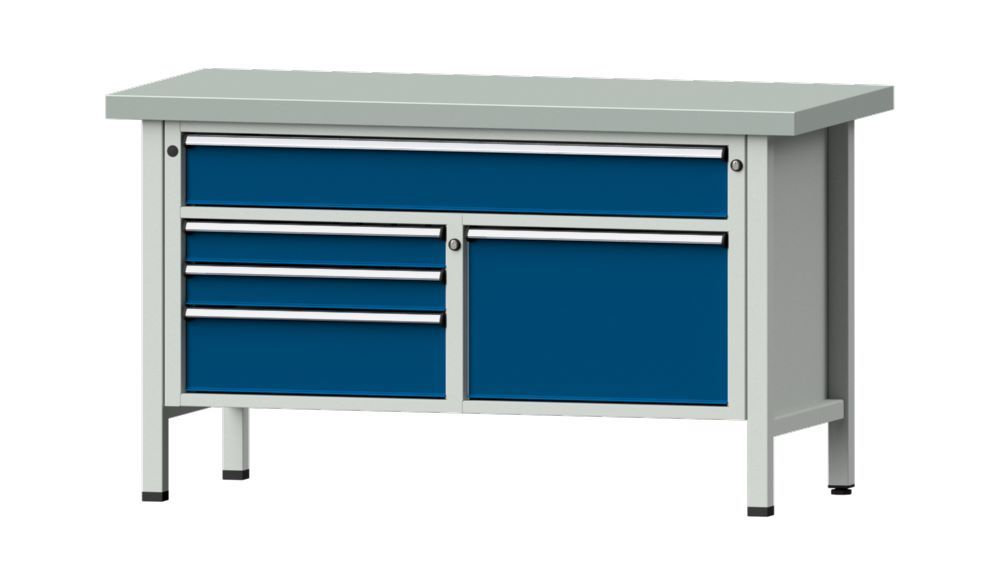 Produktbild Anke Kastenwerkbank mit verzinkter Blechplatte 50 mm Serie V 1500 Modell 256 V