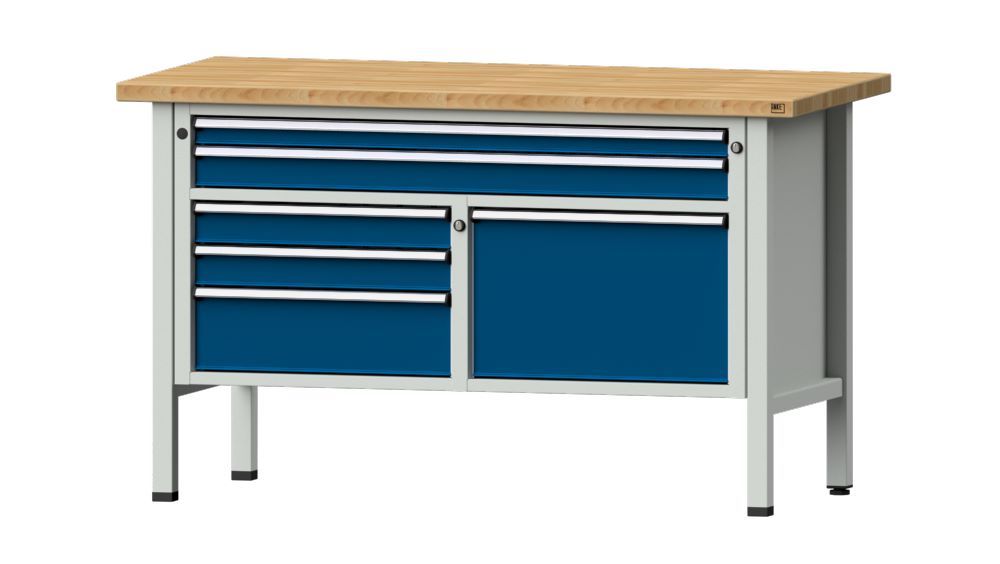 Produktbild Anke Kastenwerkbank 1500 x 890 mm Buche Massiv Serie V 1500 Modell 257 V