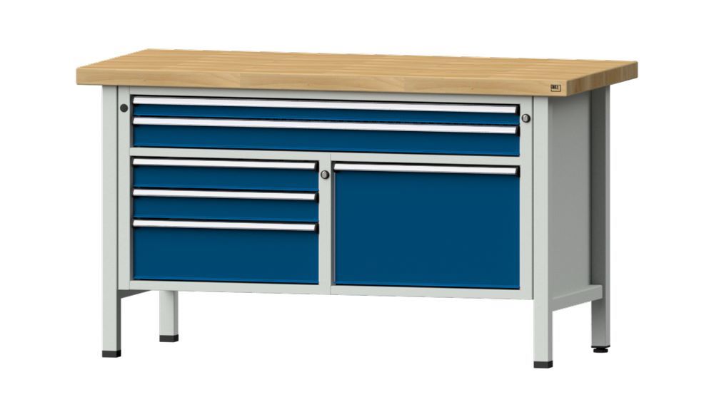 Produktbild Anke Kastenwerkbank 50 mm dicke Arbeitsplatte Serie V 1500 Modell 257 V