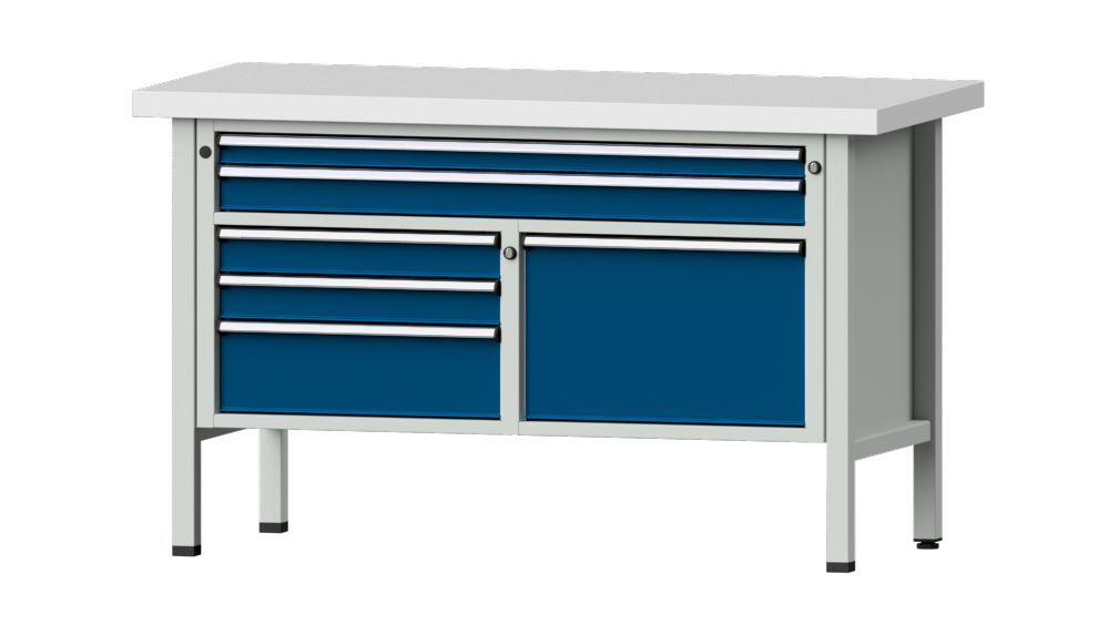 Produktbild Anke Kastenwerkbank mit Kunststoffplatte 1500 x 700 mm V1500 Modell 257 V