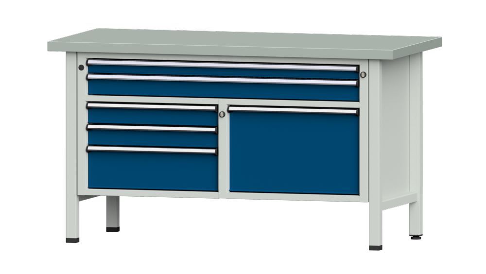 Produktbild Anke Kastenwerkbank Arbeitsplatte Höhe 40 mm V1500 Modell 257 V