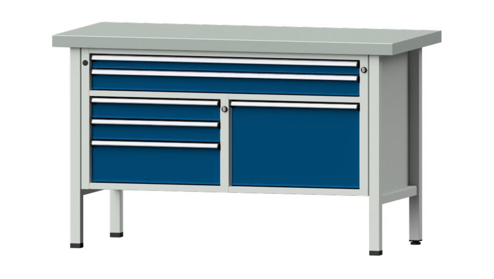 Produktbild Anke Kastenwerkbank Arbeitsplatte verzinkt 50 mm V1500 Modell 257 V