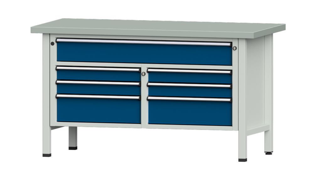 Produktbild Anke Kastenwerkbank verzinkte Blechplatte 40 mm V1500 Modell 258 V