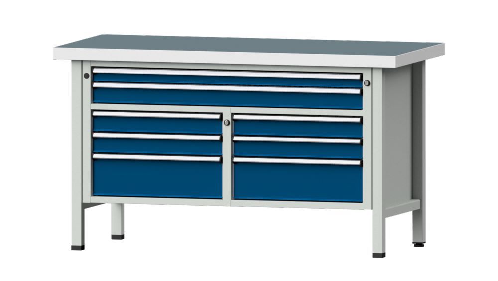 Produktbild Anke Kastenwerkbank 1500 x 850 mm mit Universalplatte V1500 Modell 259 V