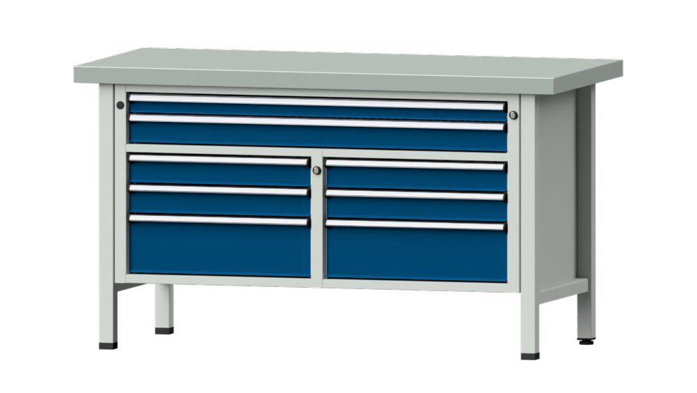 Produktbild Anke Kastenwerkbank 1500 x 850 mm Blechbelag V1500 Modell 259 V