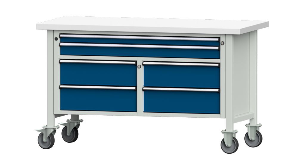 Produktbild Anke Kastenwerkbank 1500 x 700 x 890 mm Kunststoffplatte V1500 Modell 255 V