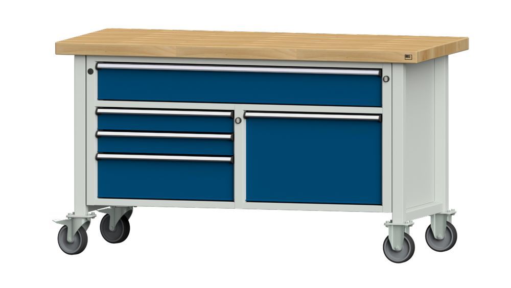 Produktbild Anke Kastenwerkbank mit Rollen Buche Massiv 50 mm V1500 Modell 256 V