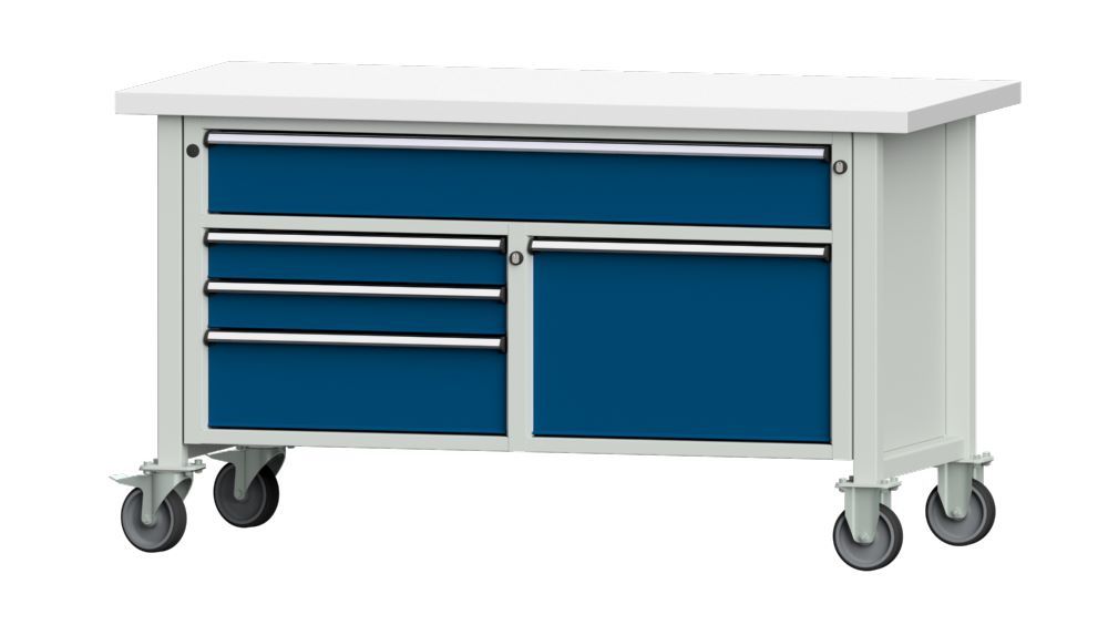 Produktbild Anke Kastenwerkbank mit Rollen und Kunststoffplatte 40 mm V1500 Modell 256 V