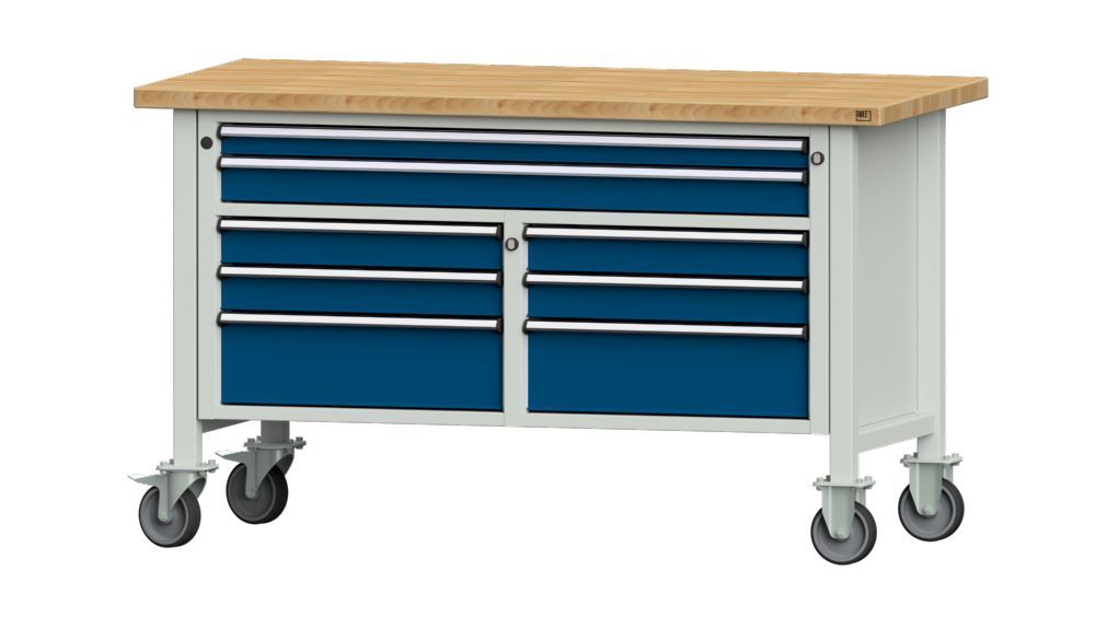 Produktbild Anke Kastenwerkbank fahrbar BMP Buche Massiv 40 mm V1500 Modell 259 V