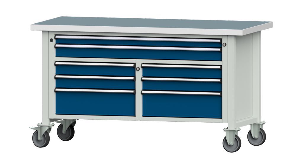 Produktbild Anke Kastenwerkbank Universalplatte 40 mm V1500 Modell 259 V RAL 7035 5010