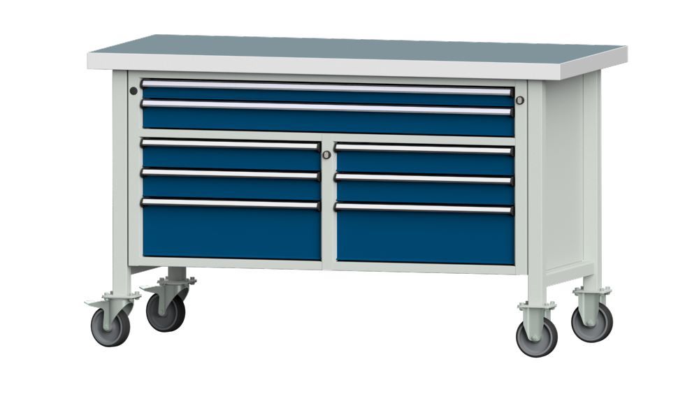 Produktbild Anke Kastenwerkbank 1500 x 700 x 900 mm V1500 Modell 259 V RAL 7035 5010