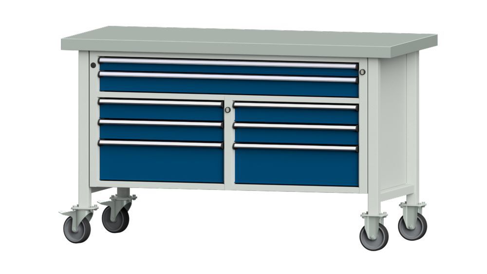 Produktbild Anke Kastenwerkbank dreiteilig V1500 Modell 259 V Blechplatte 1500 x 700 mm