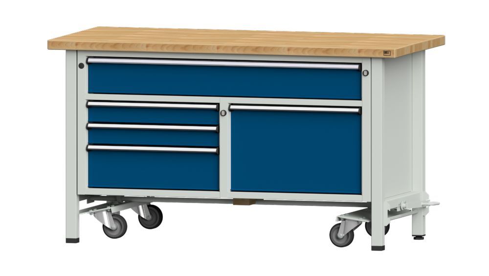 Produktbild Anke Kastenwerkbank 1500 x 700 x 840 mm Buche Massiv Platte V1500 Modell 256 V