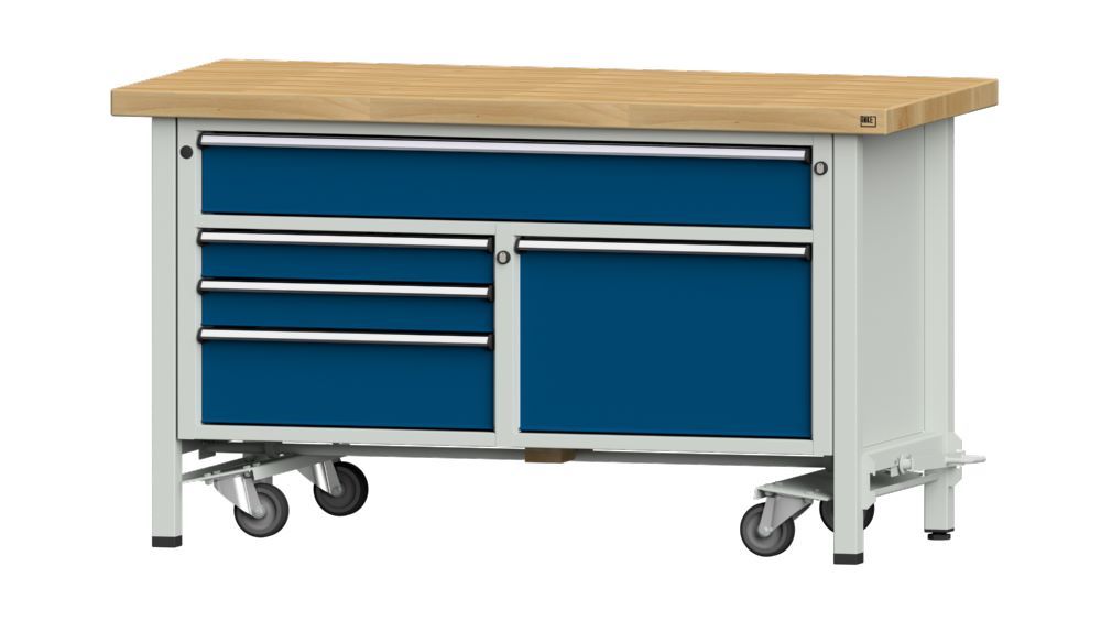 Produktbild Anke Kastenwerkbank 1500 x 700 x 850 mm Buche Massiv Platte V1500 Modell 256 V