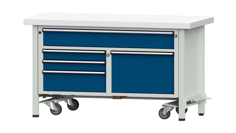 Produktbild Anke Kastenwerkbank 1500 x 700 x 850 mm Kunststoffplatte V1500 Modell 256 V