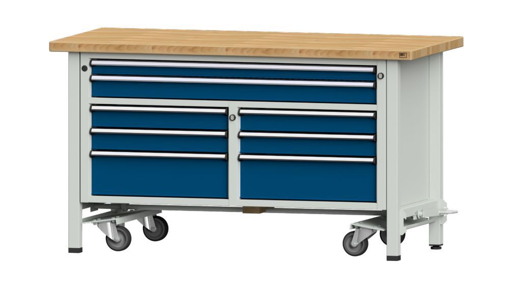 Produktbild Anke Kastenwerkbank 1500 x 700 x 840 mm Buche Massiv 40 mm V1500 Modell 259 V