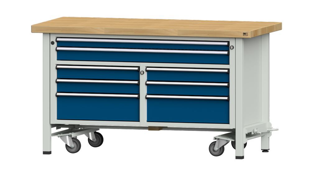 Produktbild Anke Kastenwerkbank 1500 x 700 x 850 mm Buche Massiv 50 mm V1500 Modell 259 V