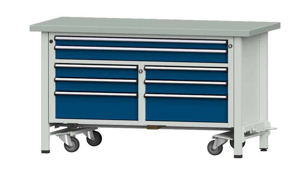 Produktbild Anke Kastenwerkbank 1500 x 700 x 840 mm Blechbelag 40 mm V1500 Modell 259 V