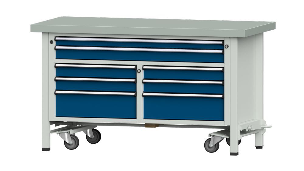 Produktbild Anke Kastenwerkbank 1500 x 700 x 850 mm Blechplatte 50 mm V1500 Modell 259 V