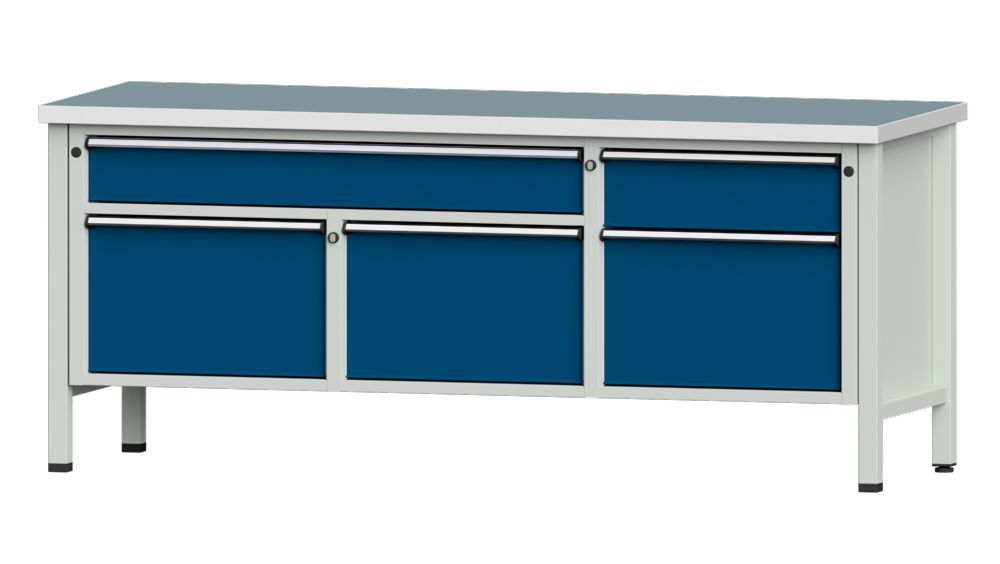 Produktbild Anke Kastenwerkbank 2000 x 840 mm Universalplatte V2000 Modell 280 V