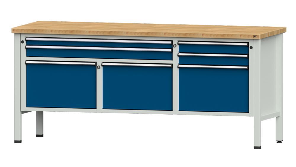 Produktbild Anke Kastenwerkbank 2000 x 890 mm Buchenplatte 40 mm V2000 Modell 281 V