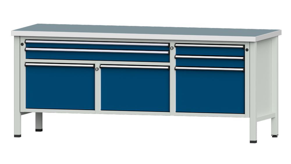 Produktbild Anke Kastenwerkbank 2000 x 840 mm Universalplatte 40 mm V2000 Modell 281 V