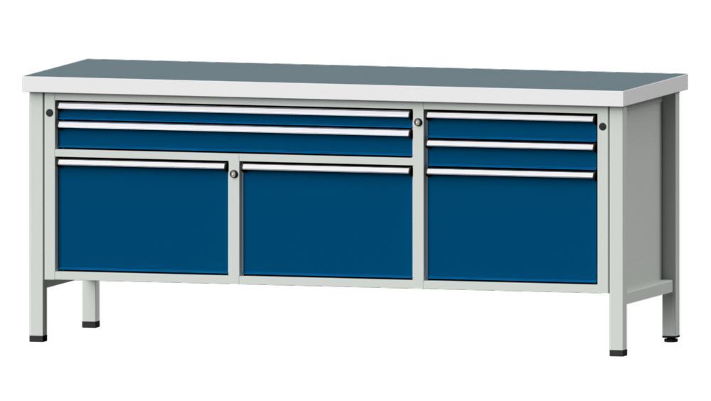 Produktbild Anke Kastenwerkbank 2000 x 850 mm Universalplatte 50 mm V2000 Modell 281 V