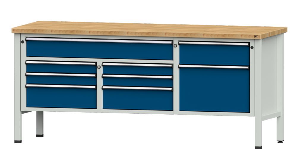 Produktbild Anke Kastenwerkbank 2000 x 890 mm Buchenplatte 40 mm V2000 Modell 282 V