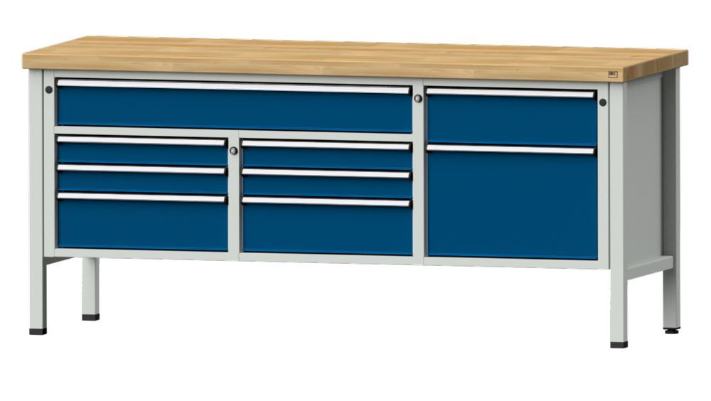 Produktbild Anke Kastenwerkbank 2000 x 900 mm Buchenplatte 50 mm V2000 Modell 282 V