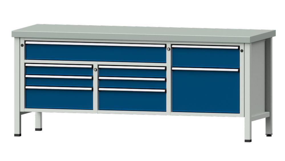 Produktbild Anke Kastenwerkbank 2000 x 850 mm Blechbelag 50 mm V2000 Modell 282 V