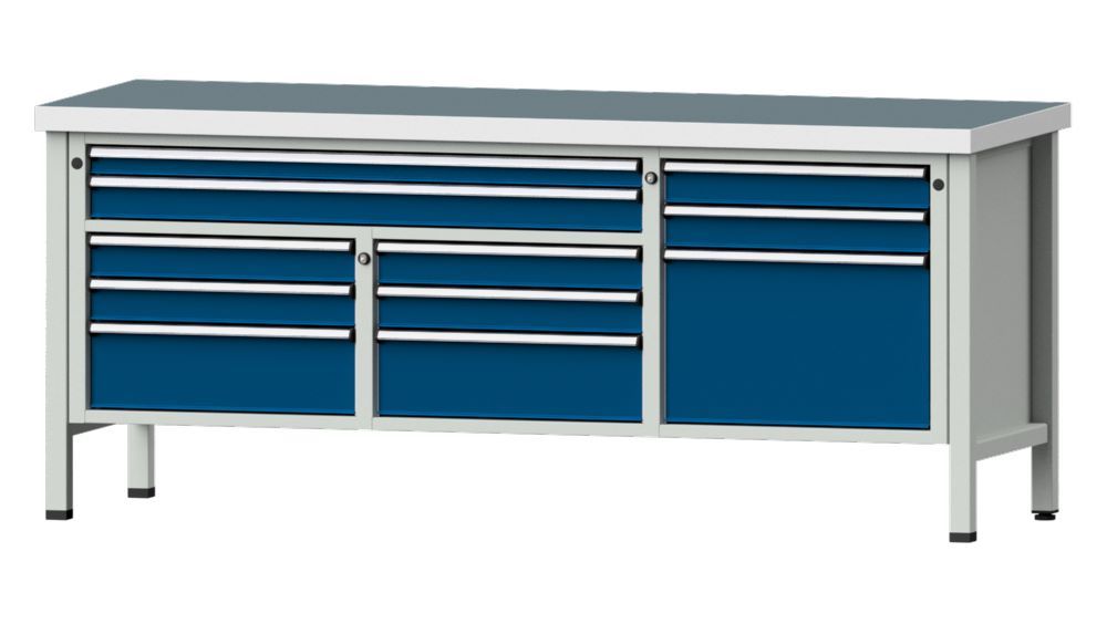 Produktbild Anke Kastenwerkbank 2000 x 850 mm Universalplatte 50 mm V2000 Modell 283 V