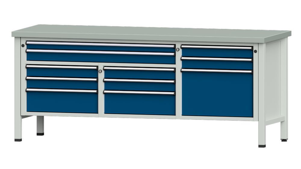 Produktbild Anke Kastenwerkbank 2000 x 840 mm Blechbelag 40 mm V2000 Modell 283 V