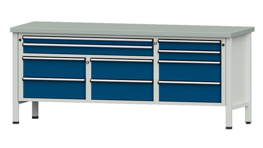Produktbild Anke Kastenwerkbank 2000 x 840 mm Blechbelag 40 mm V2000 Modell 285 V