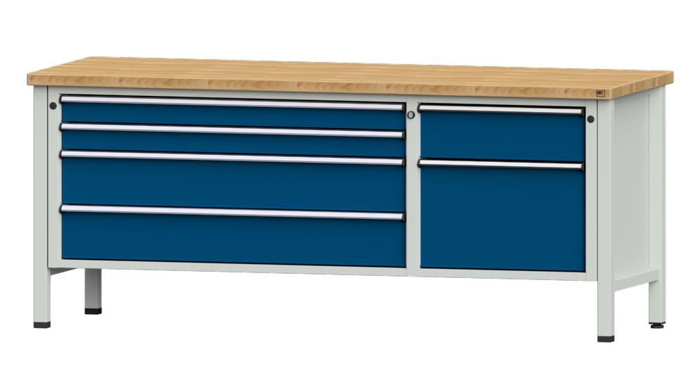 Produktbild Anke Kastenwerkbank 2000 x 840 mm Buchenplatte 40 mm V2000 Modell 286 V