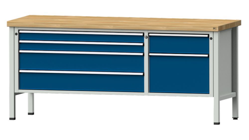 Produktbild Anke Kastenwerkbank 2000 x 900 mm Buchenplatte 50 mm V2000 Modell 286 V