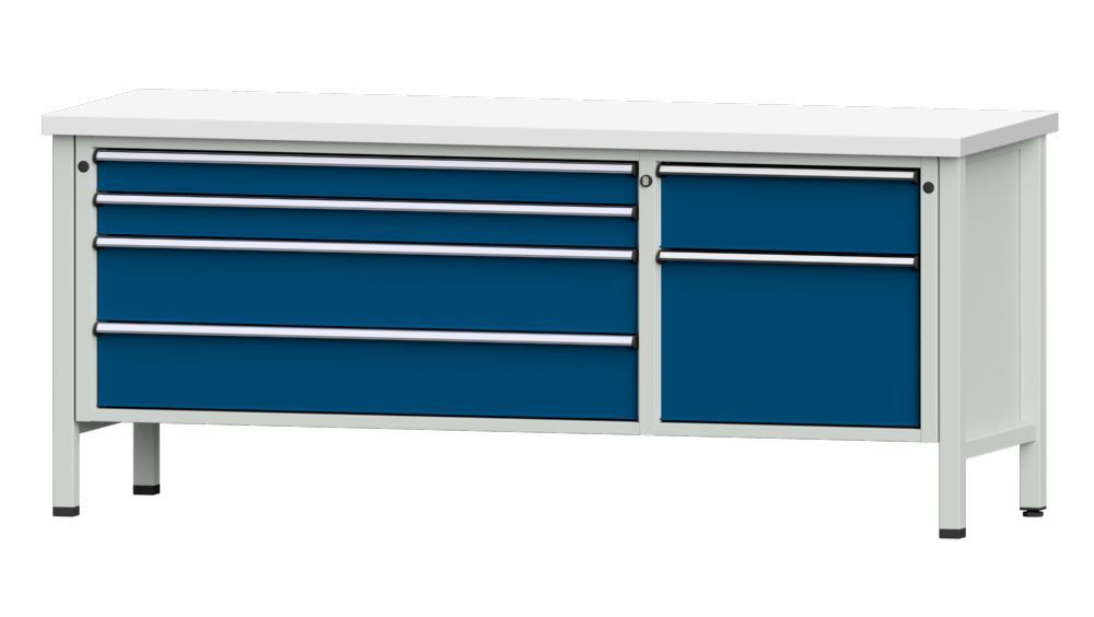 Produktbild Anke Kastenwerkbank 2000 x 840 mm Kunststoffplatte 40 mm V2000 Modell 286 V