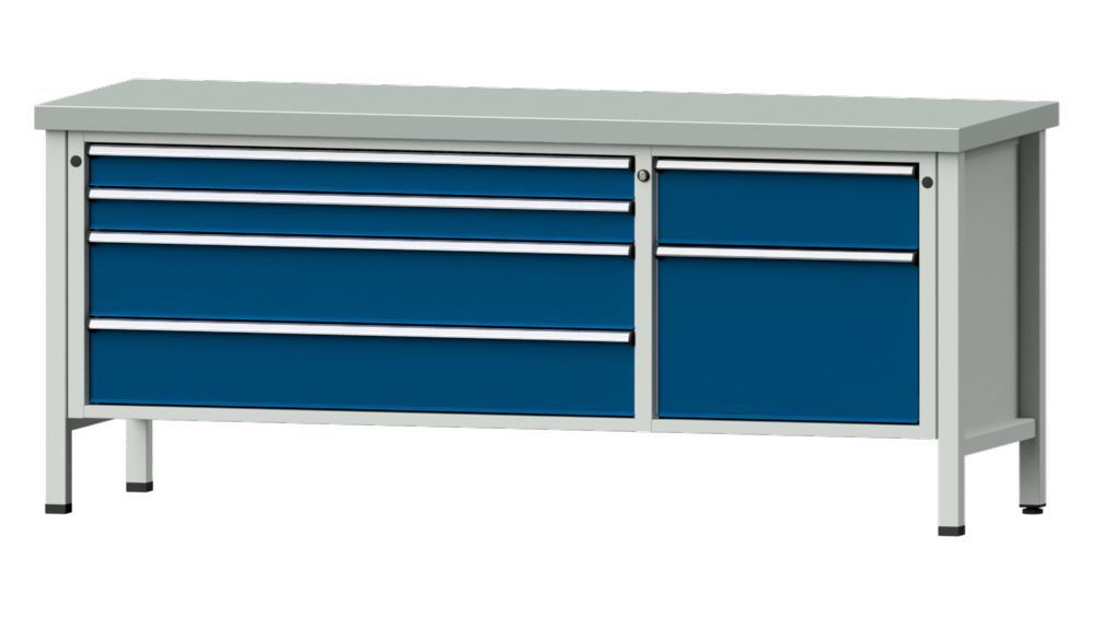 Produktbild Anke Kastenwerkbank 2000 x 850 mm Blechbelag 50 mm V2000 Modell 286 V