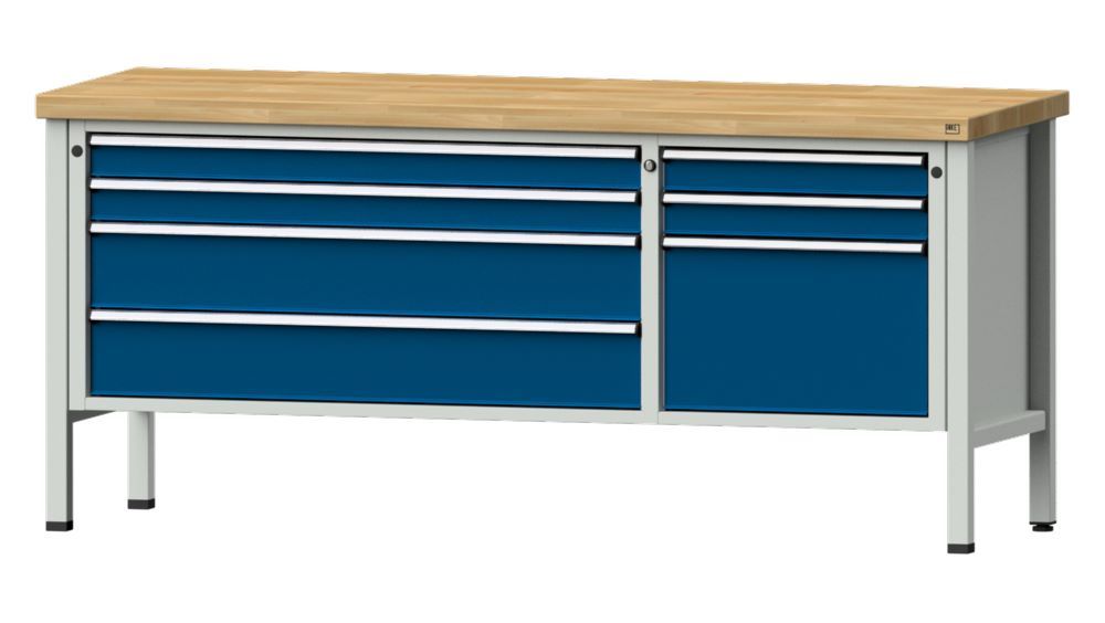 Produktbild Anke Kastenwerkbank 2000 x 900 mm Buchenplatte 50 mm V2000 Modell 288 V